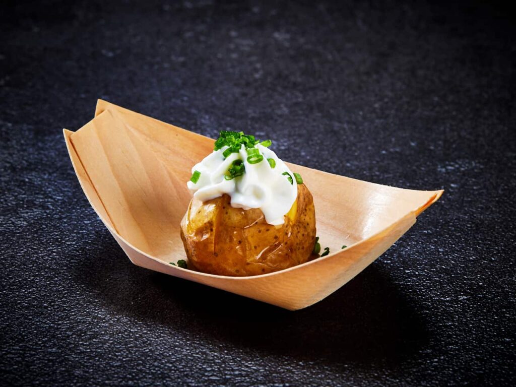 Mini Backkartoffel mit Sour creme