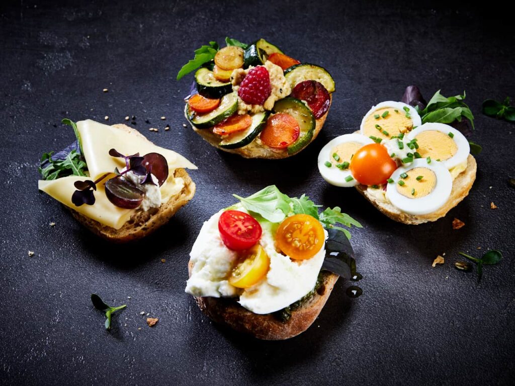 Halbe - Brötchen Variation Vegetarisch 24er