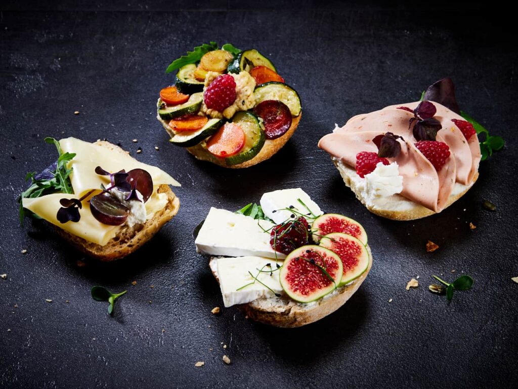 Halbe - Brötchen Variation Vegan/Vegetarisch 24er