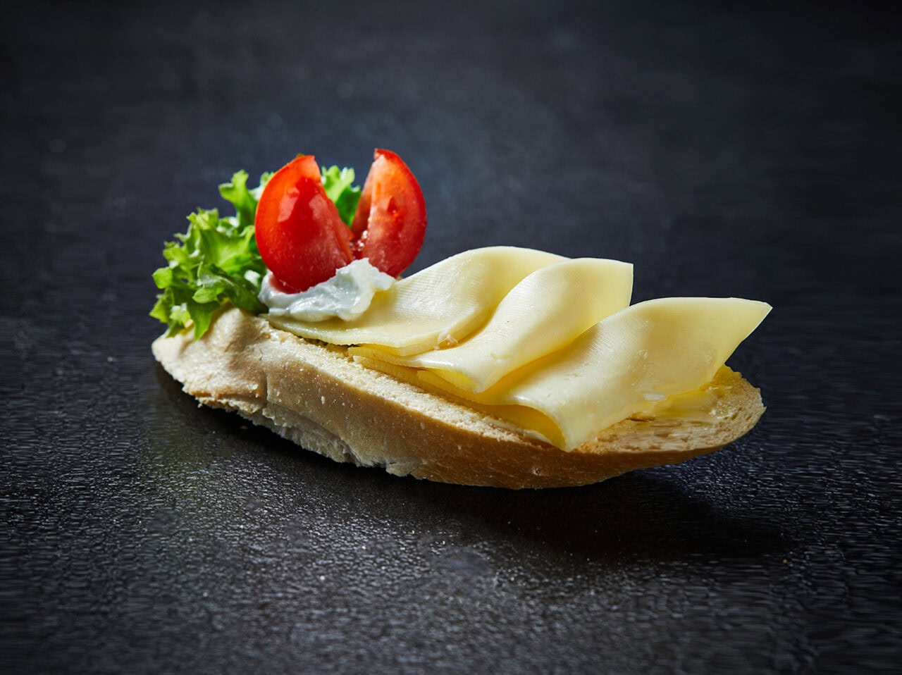 Canapés mit Baguette - Gouda 10er