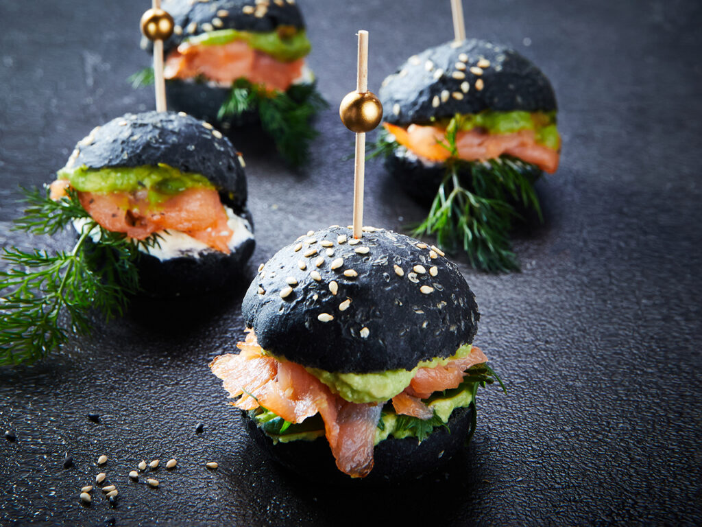 Mini Burger Lachs 10er