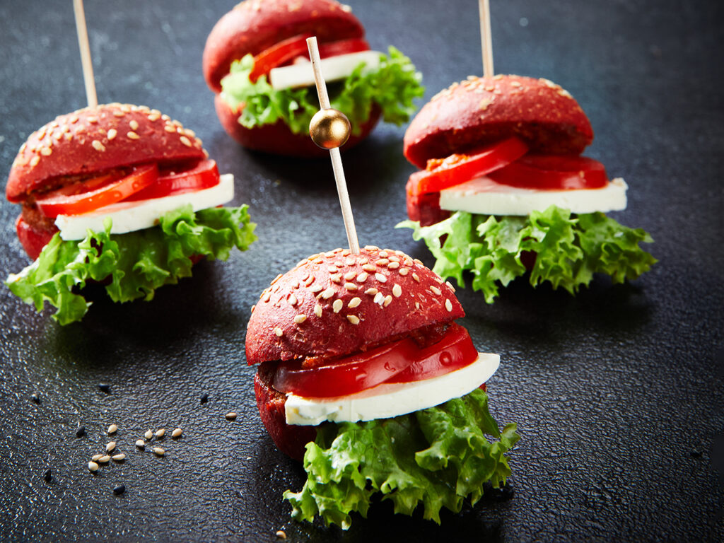 Mini Burger Tomate-Mozzarella 10er