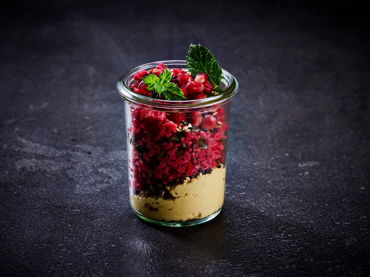 Homestyle Rote Bete Taboulé im Glas