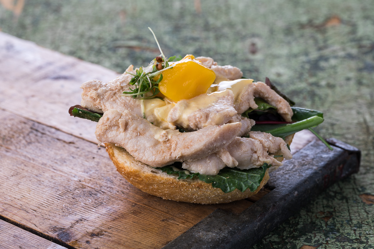 Brötchen mit Chicken-Mango (halbes) 4er Set