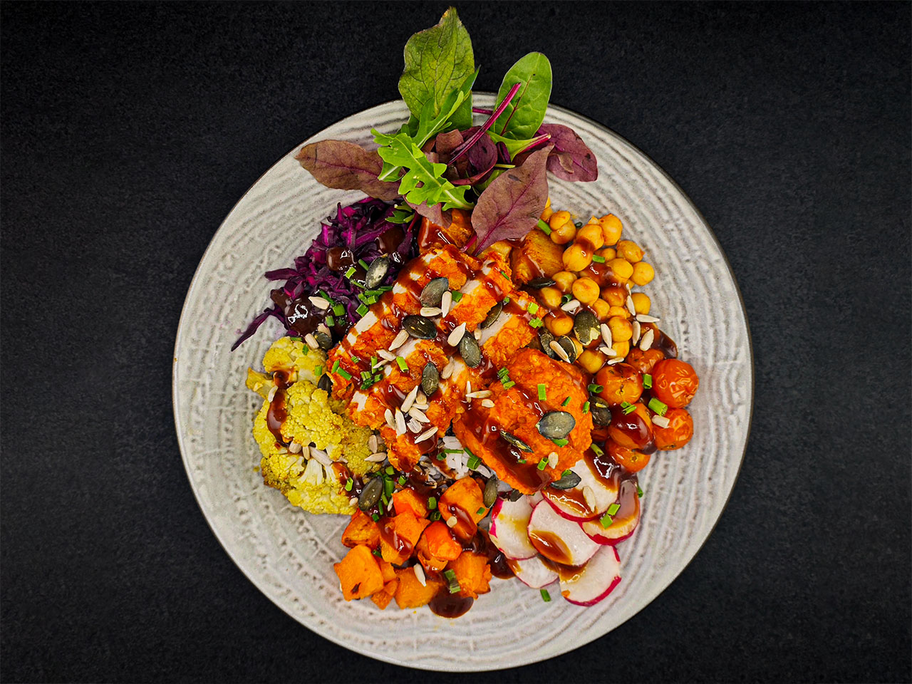 Korean Chicken Salat