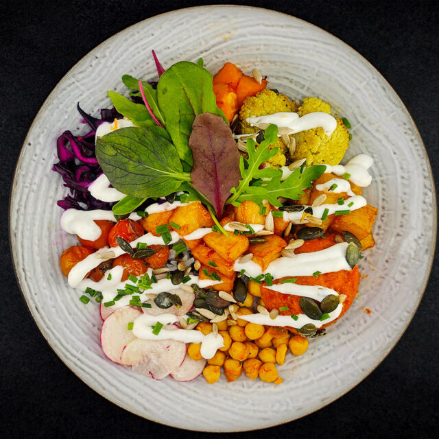 Sweet Halloumi Salat