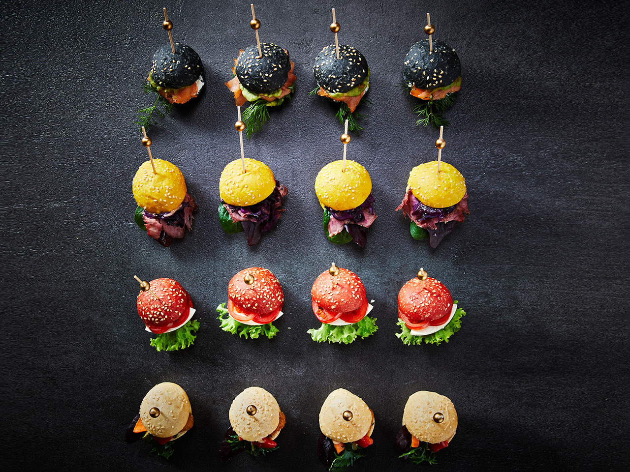 Mini Burger Variation 16er