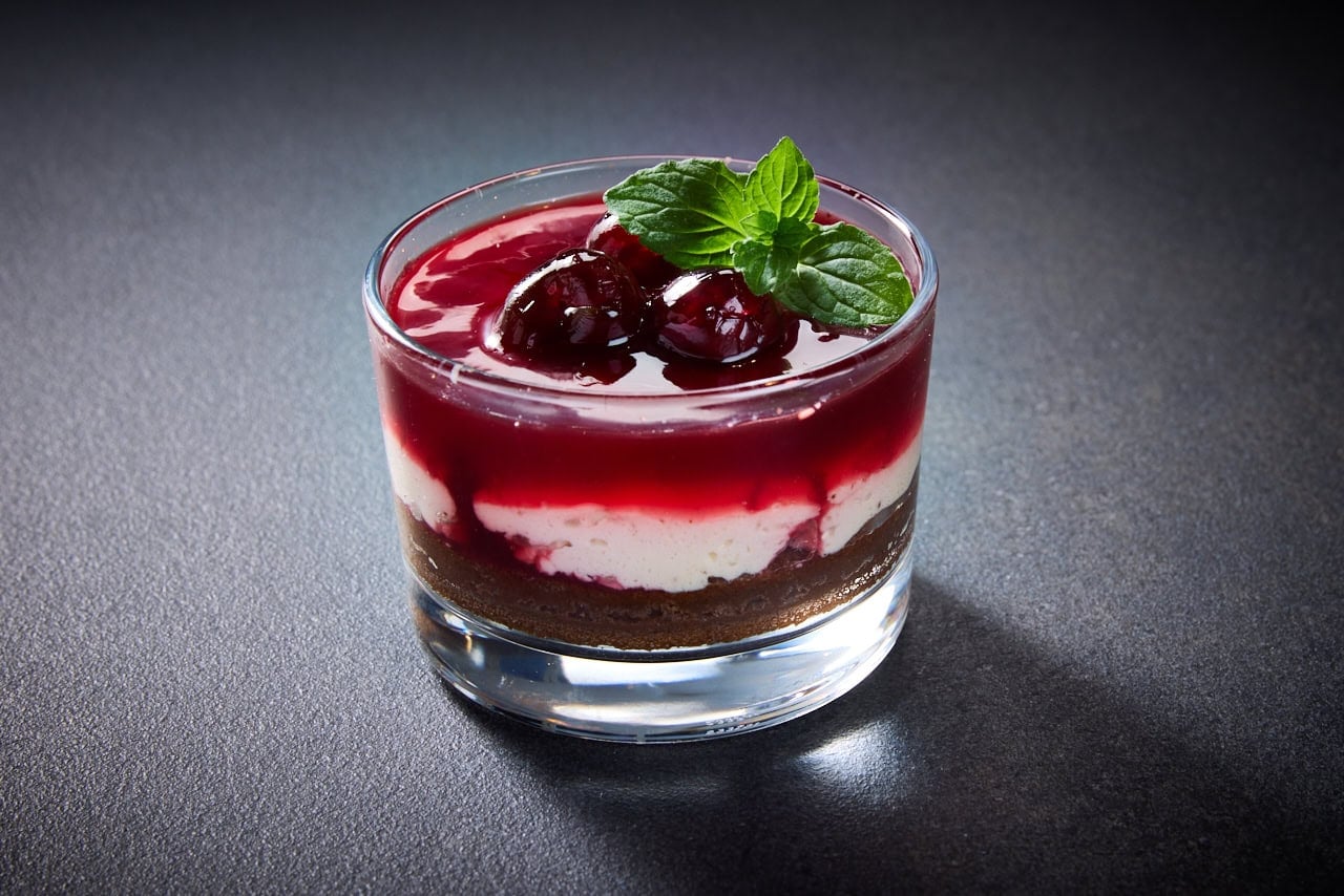 Coppa Crema Amarena im Glas