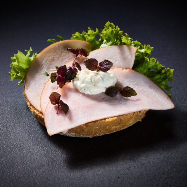 Brötchen mit Putenbrust (halbes) - 4er