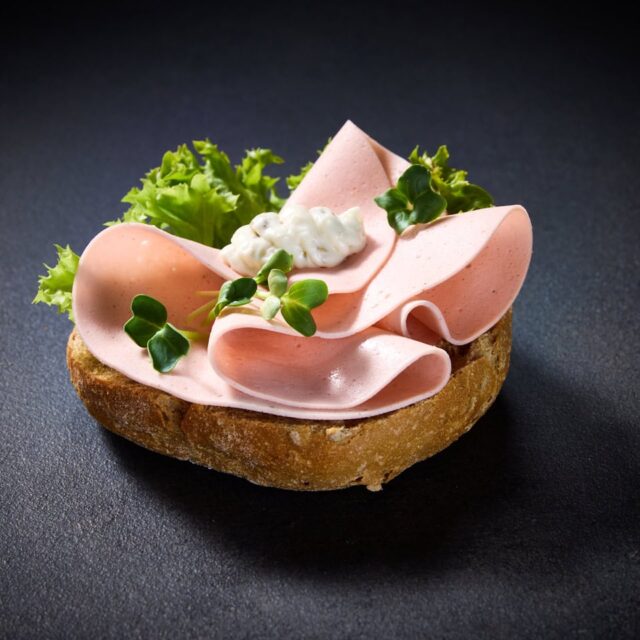 Brötchen mit veganer Salami (halbes) - 4er