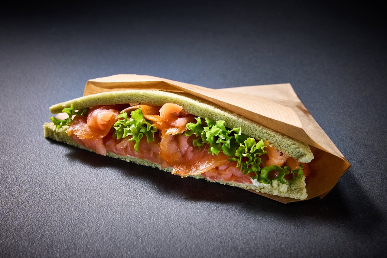 Tramezzini - Lachs mit Meerrettich 4er