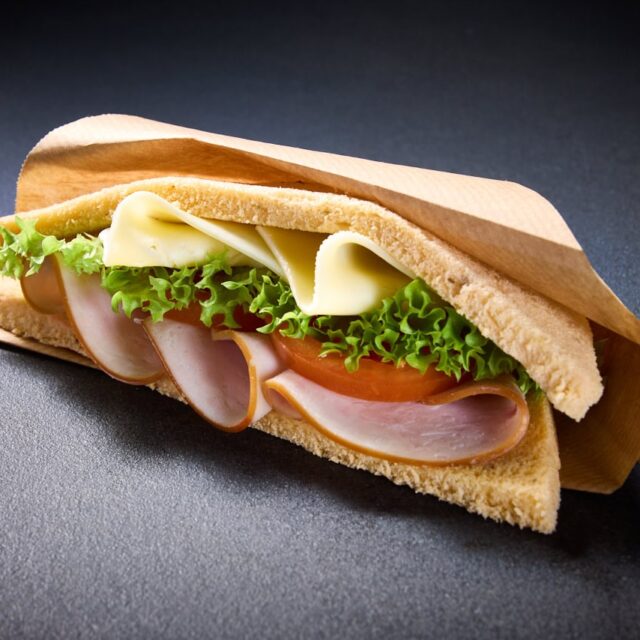 Tramezzini - Pute, Käse und Tomate 4er