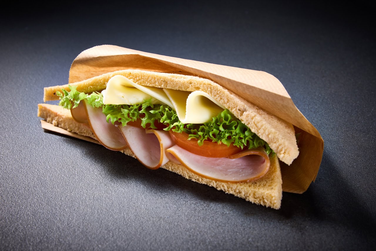 Tramezzini - Pute, Käse und Tomate 4er