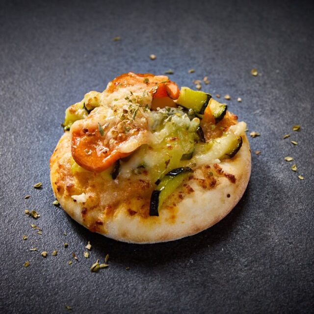Minipizza mit Grillgemüse - 9er