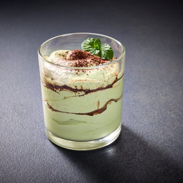 Matcha Tiramisu im Glas