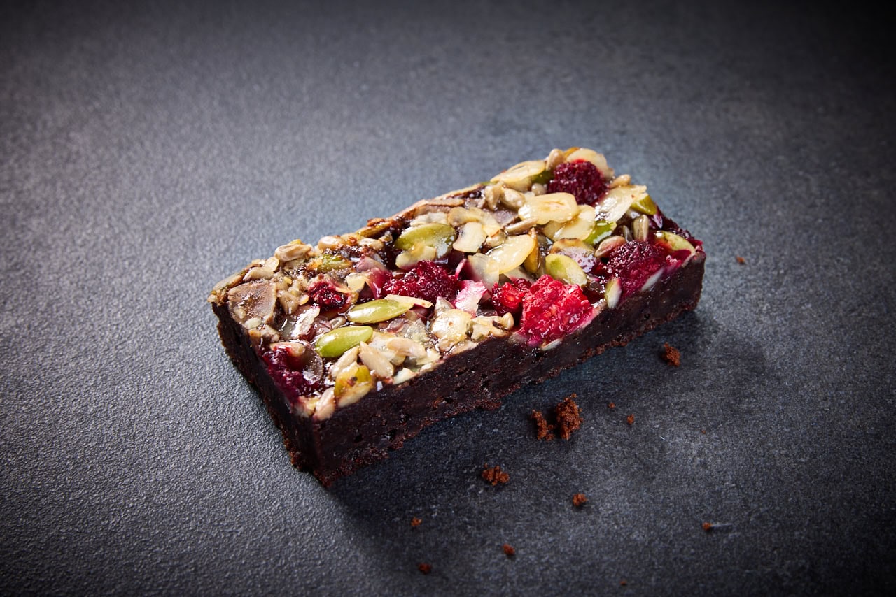 Himbeer-Brownie glutenfrei - 4er