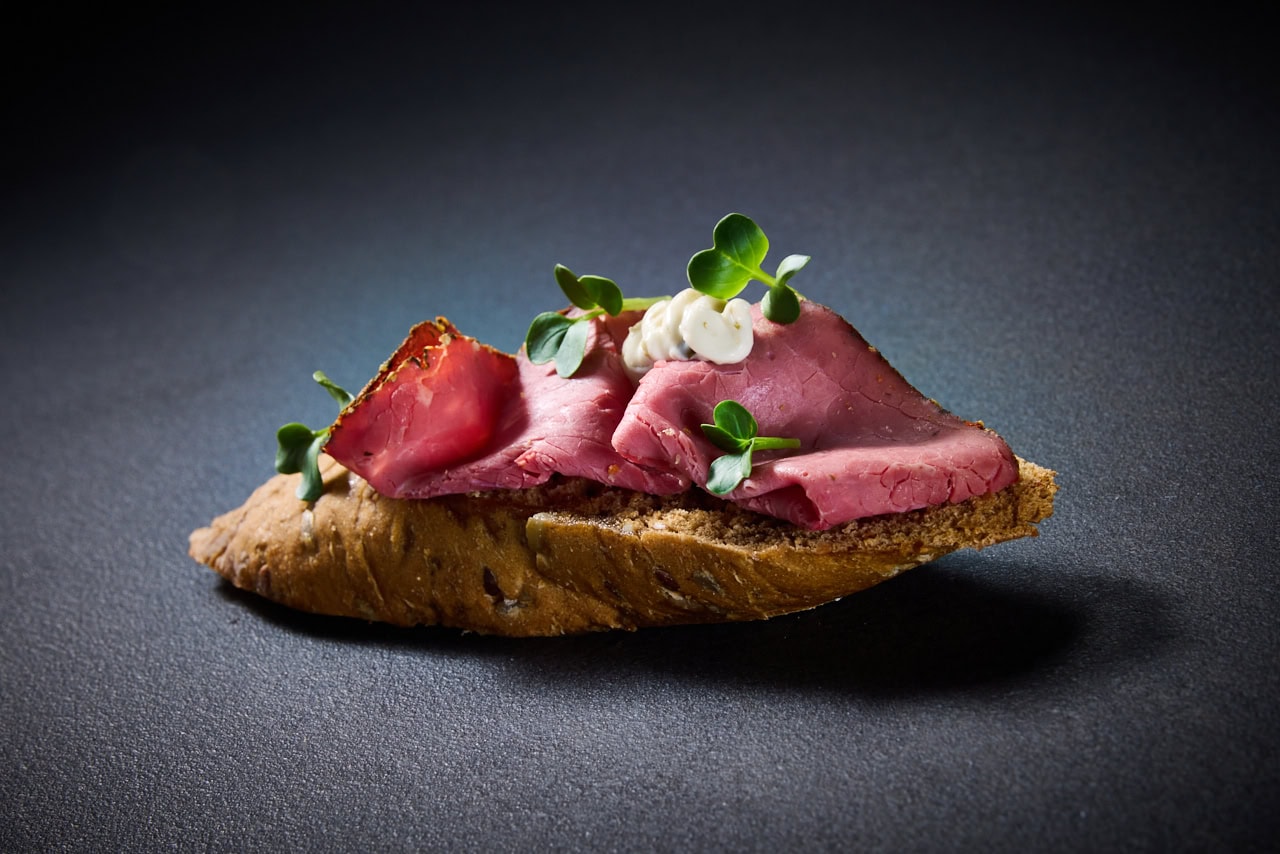 Crostini bites geröstet - Pastrami 10er