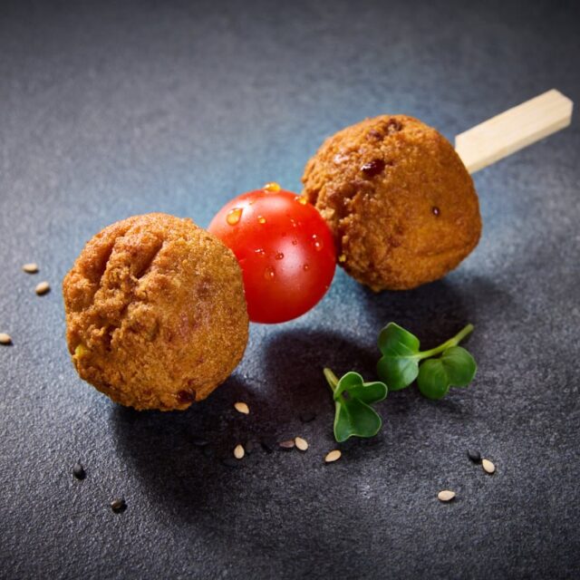 Blumenkohl Falafel Party-Spieß