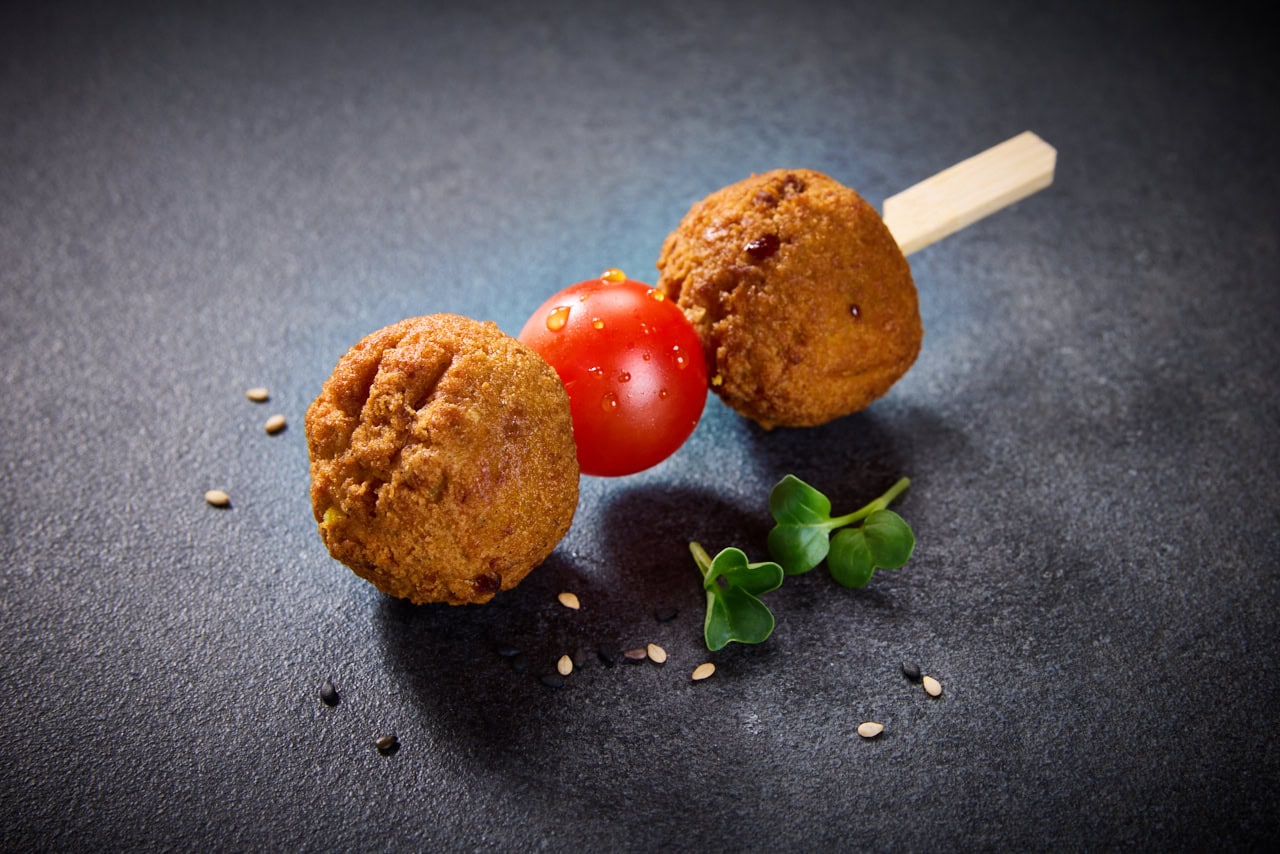 Blumenkohl Falafel Party-Spieß